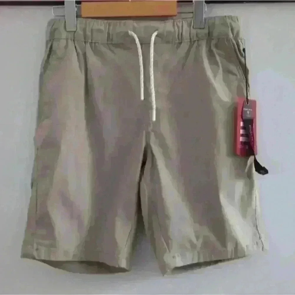 POINT  ZERO | Men's Beige Super Flex Cargo Drawstring Waist Shorts